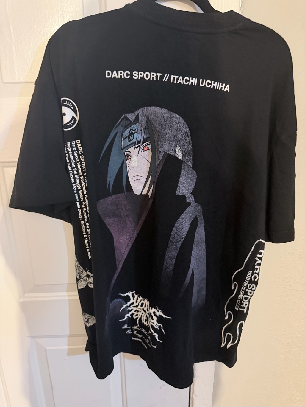 Nwot Rare Side By Side Darc Sport Itachi Uchiha Graphic Men’s Shirt